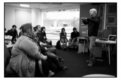 John Running a Citizens Eye Session at BBC Leicester 2014