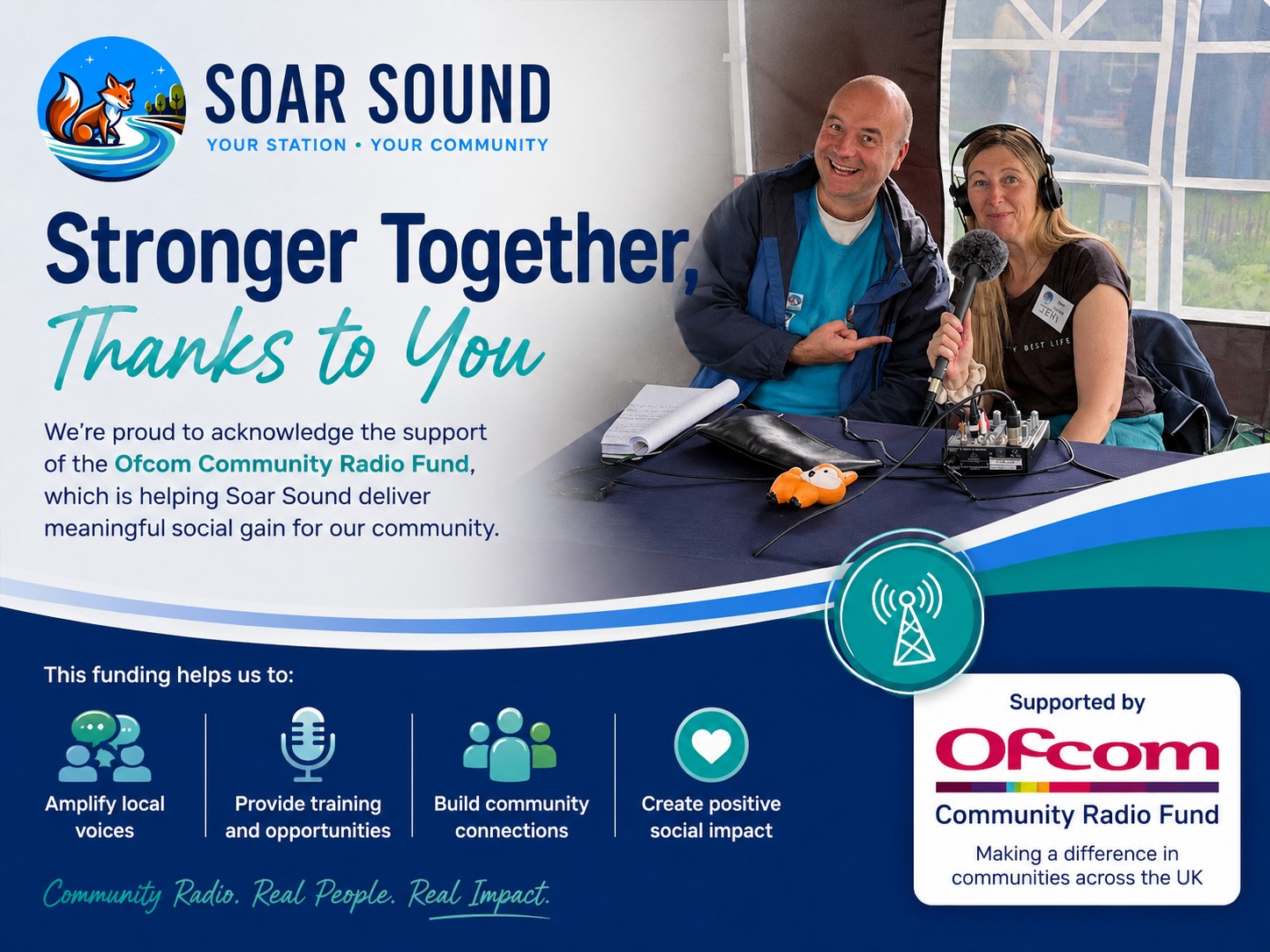 How the Community Radio Fund Helped Soar Sound Strengthen our Social Gain Work in Leicester